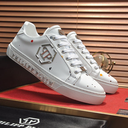 New-PP Leather casual shoes
