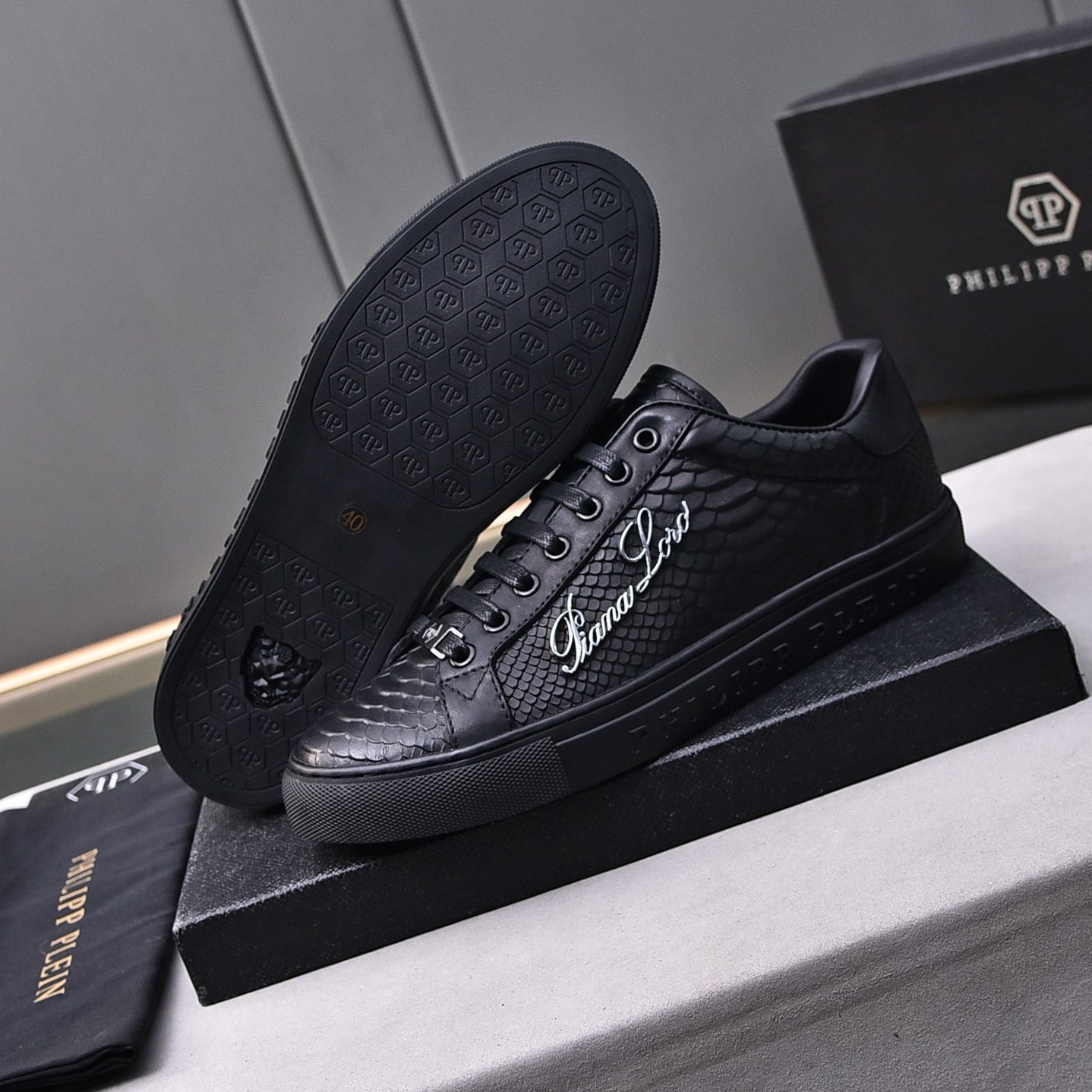 New-PP Casual leather shoes