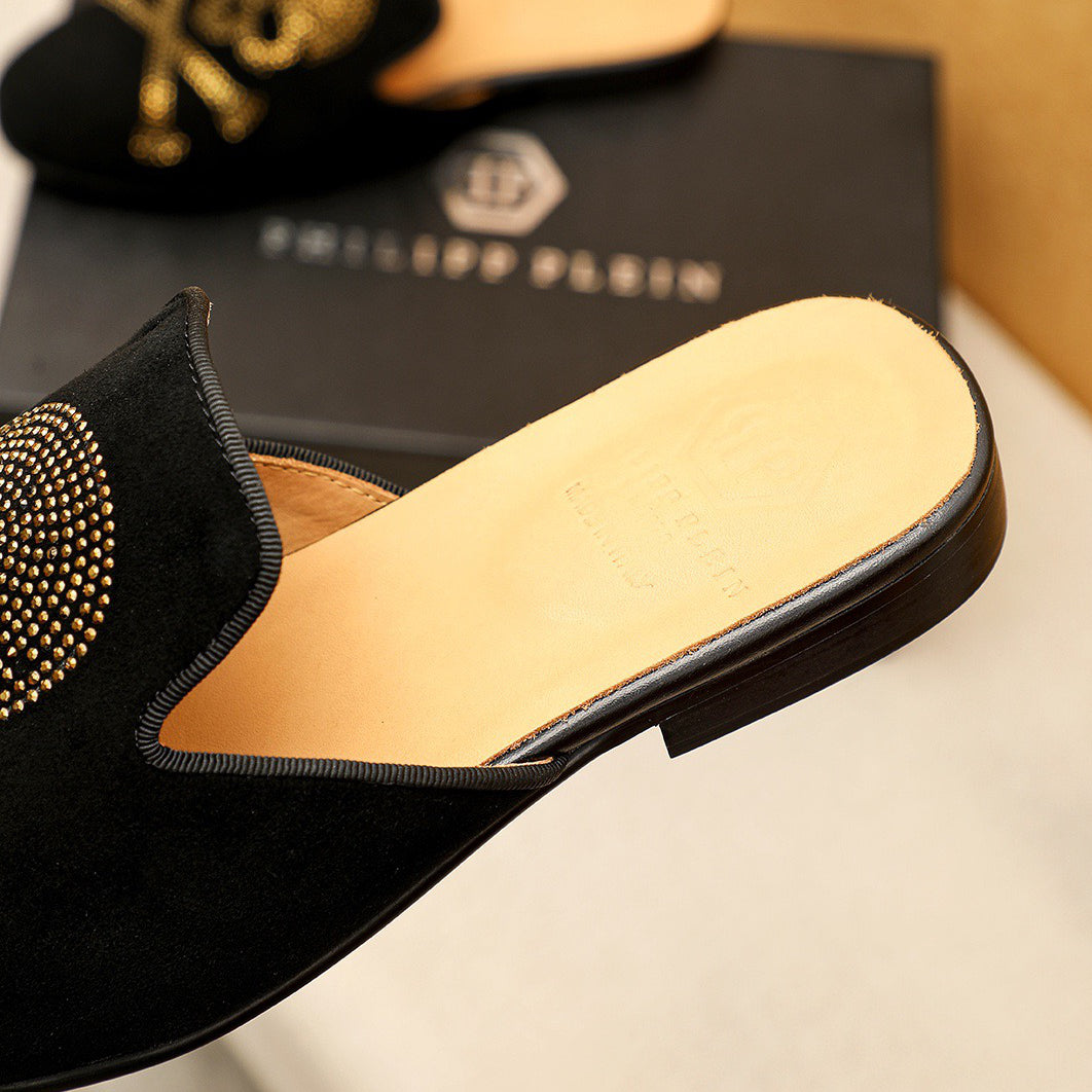 New-PP Leather slippers