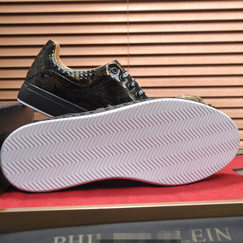 New-PP Leather casual shoes