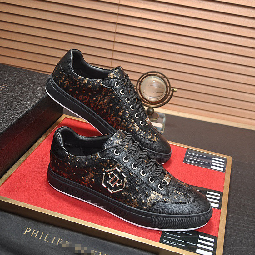 New-PP Casual leather shoes