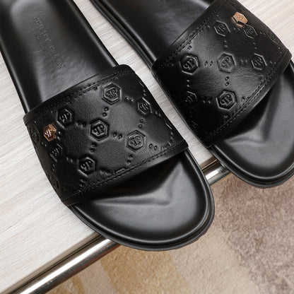New-PP Leather slippers