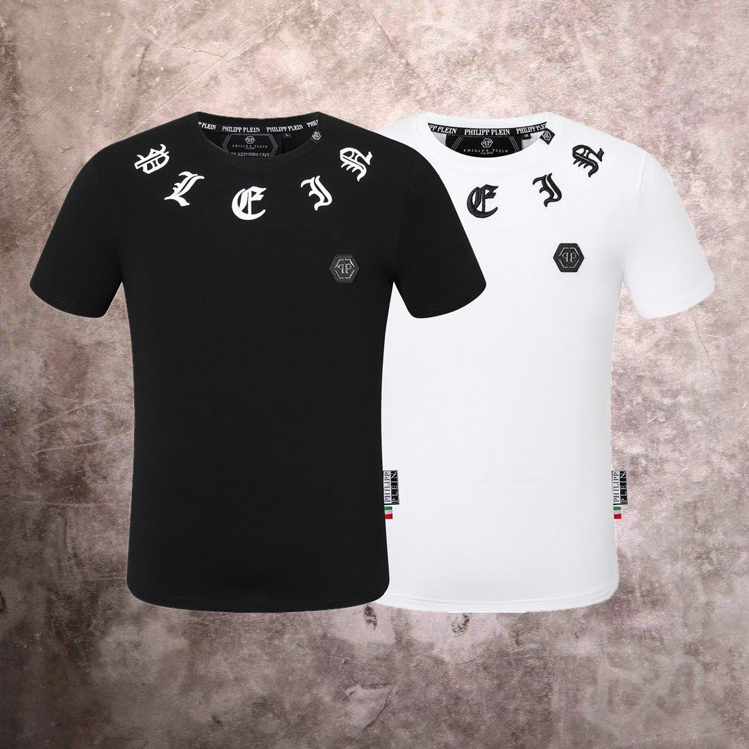 New-PP Lettering print T-shirt