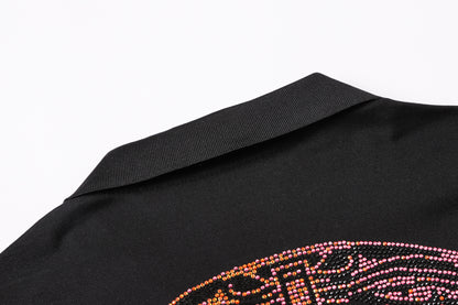 New-PP Skull Diamond polo shirt